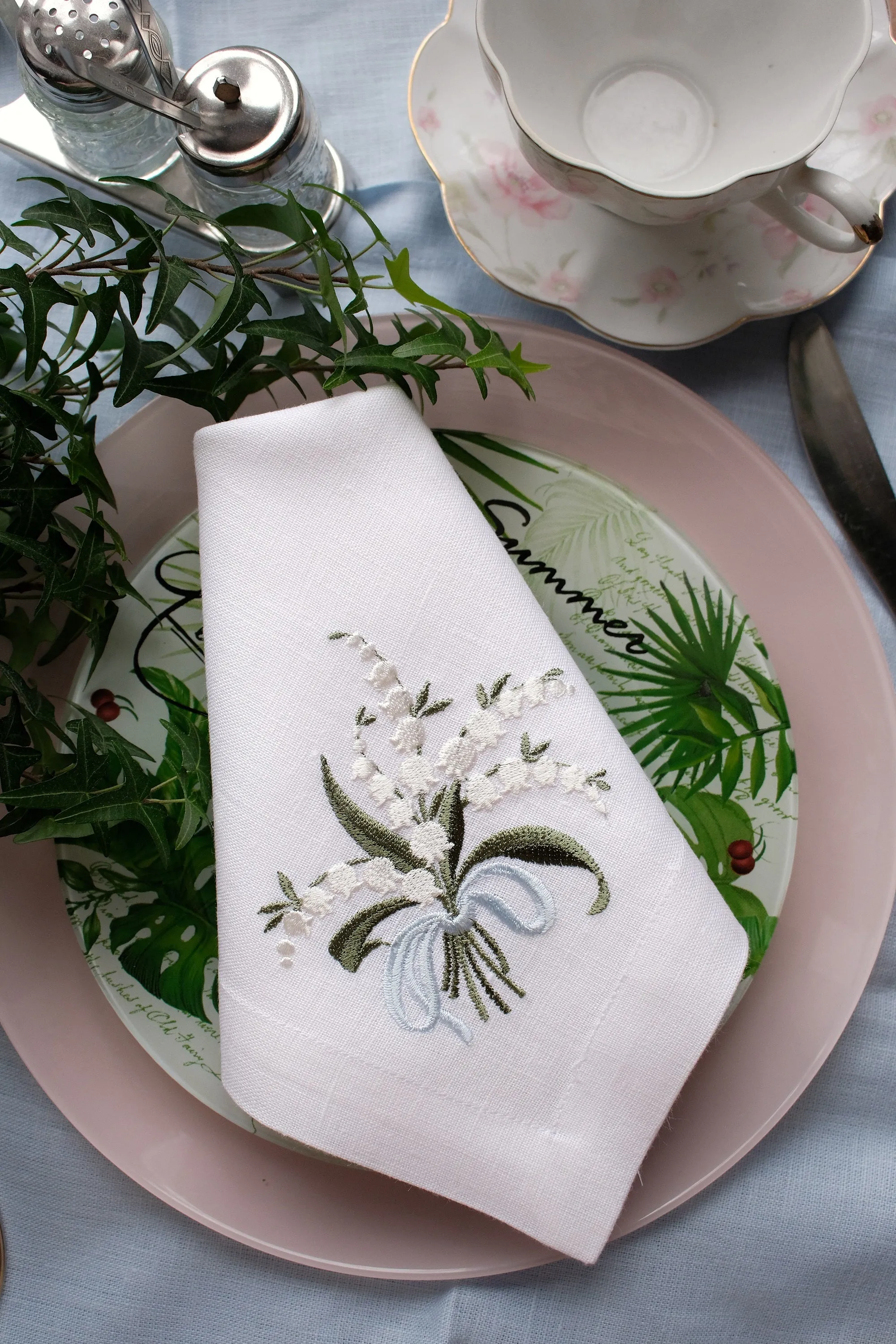 #010 | Lily of the valley | Linen napkins