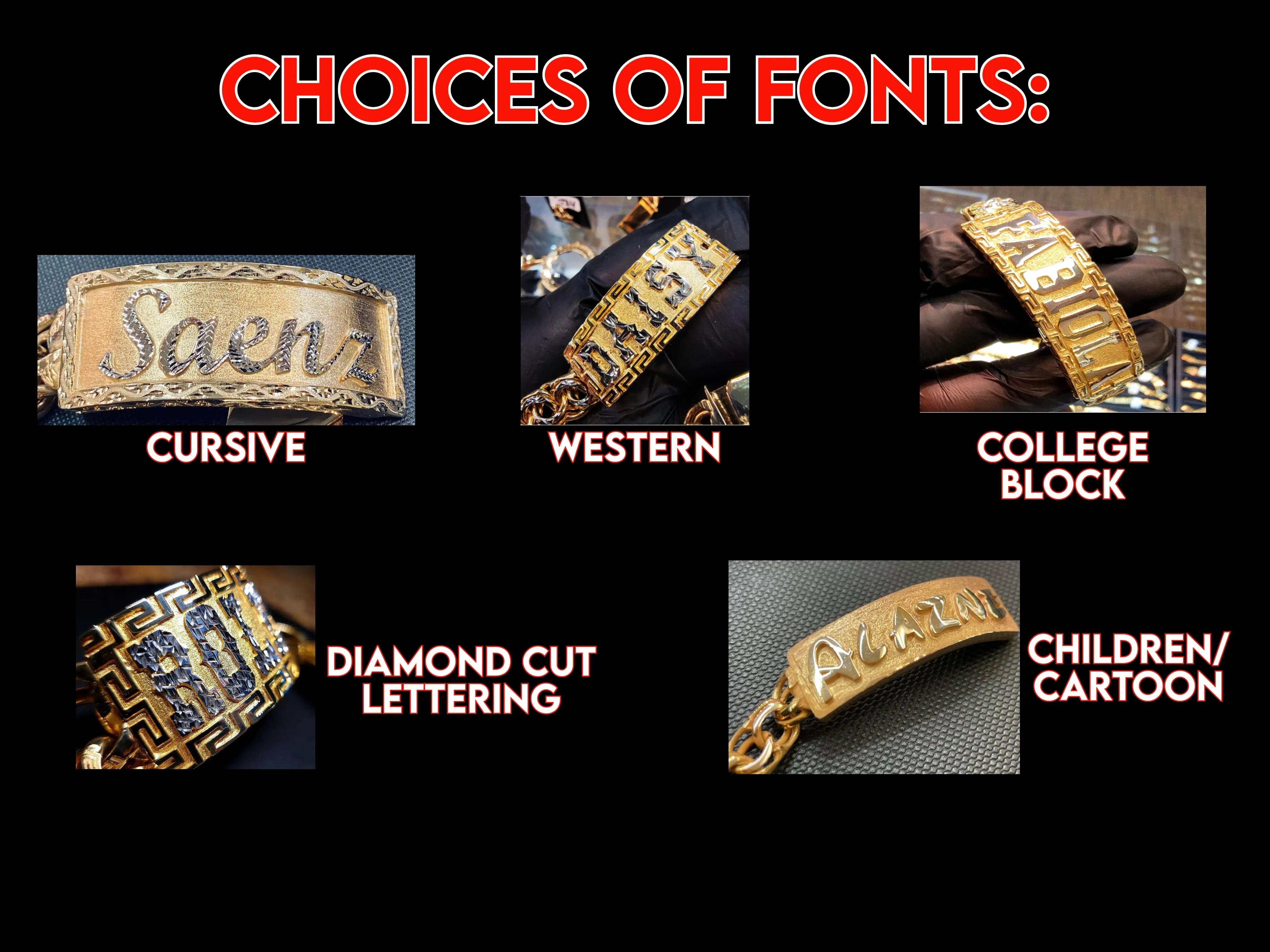 10K Gold Personalized Name Necklace