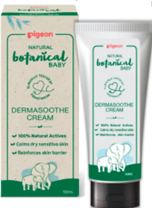 [2-Pack] Pigeon Natural Botanical Baby DermaSoothe Cream 50ml
