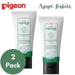 [2-Pack] Pigeon Natural Botanical Baby DermaSoothe Cream 50ml
