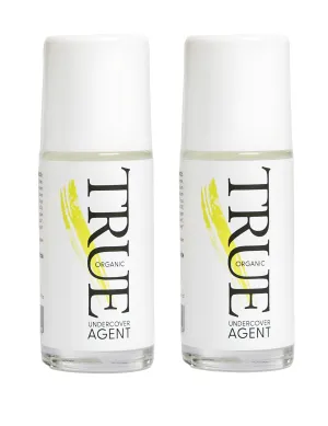 2 pack Undercover agent natural deodorant Lemongrass