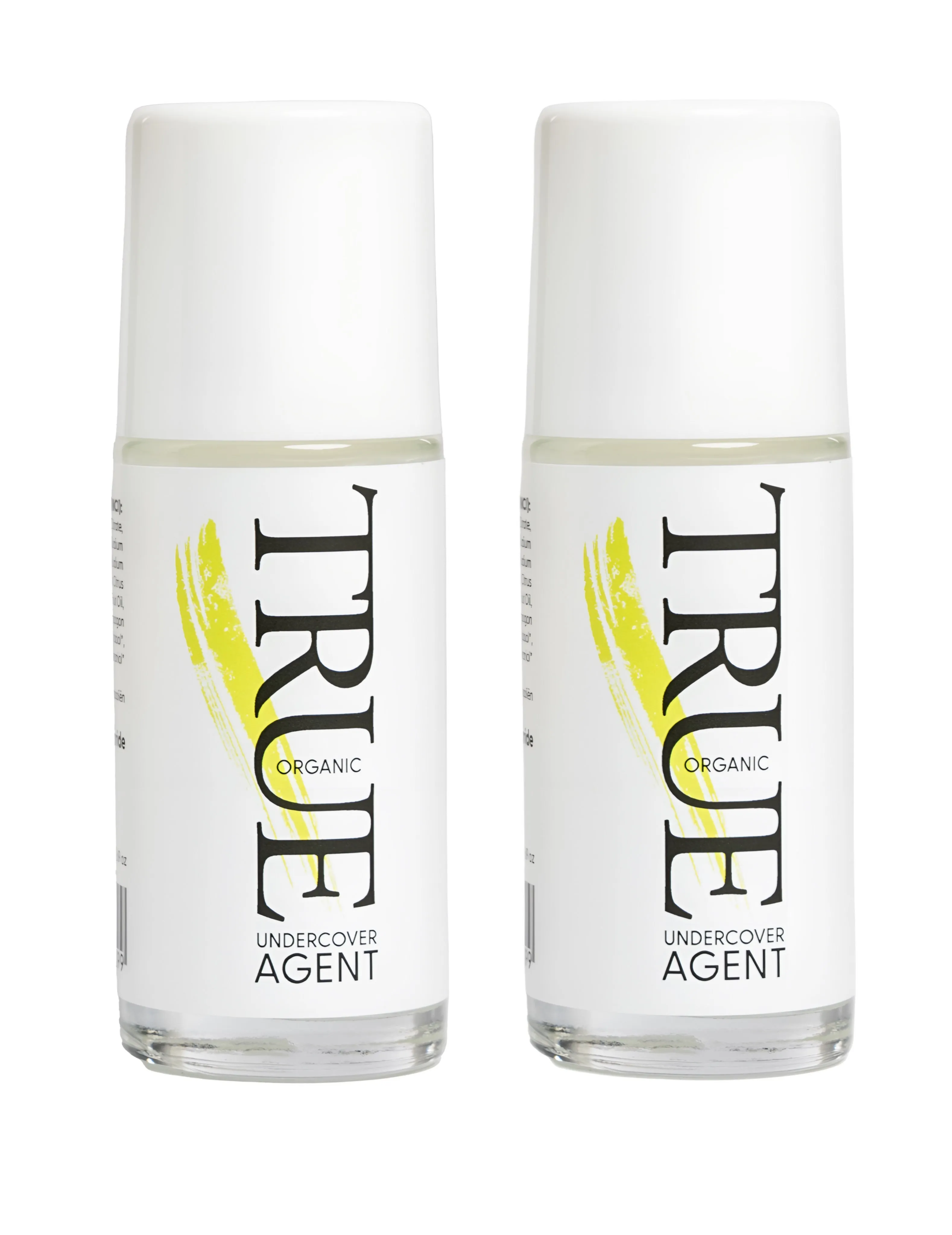 2 pack Undercover agent natural deodorant Lemongrass