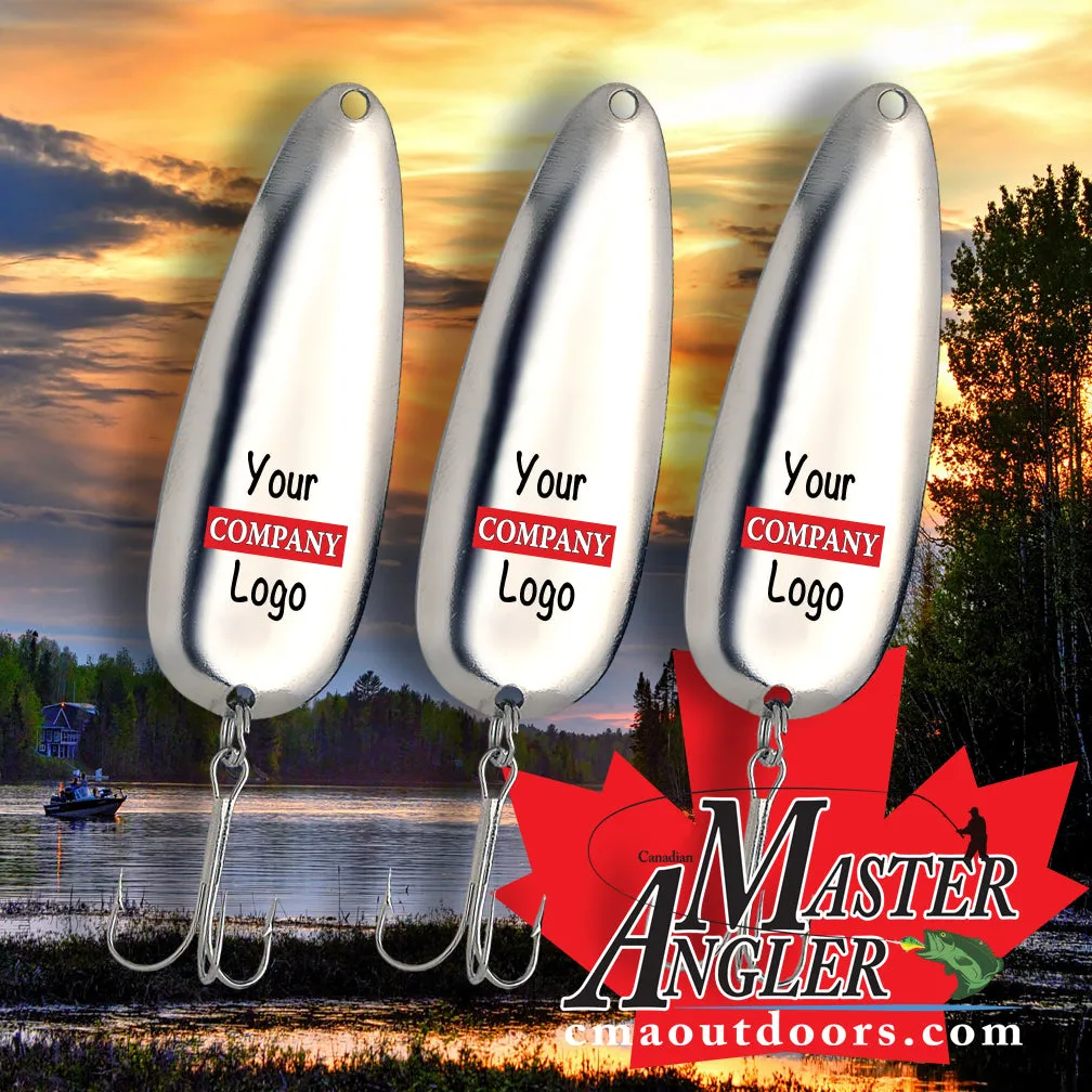 25 Custom Logo Lures - Bulk Promotional Fishing Lures