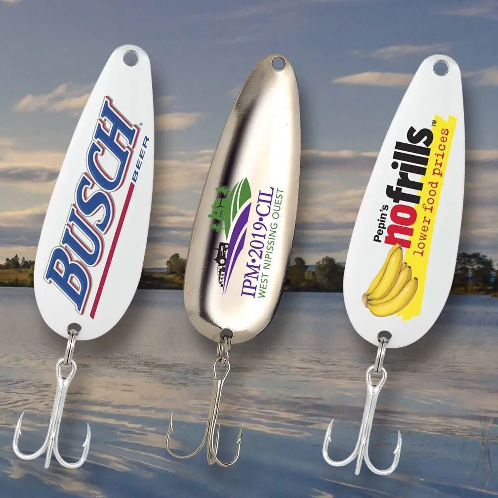 25 Custom Logo Lures - Bulk Promotional Fishing Lures