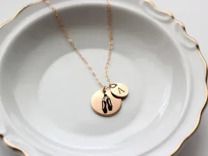 5/8"  3/8"  Engraved Disc Necklace