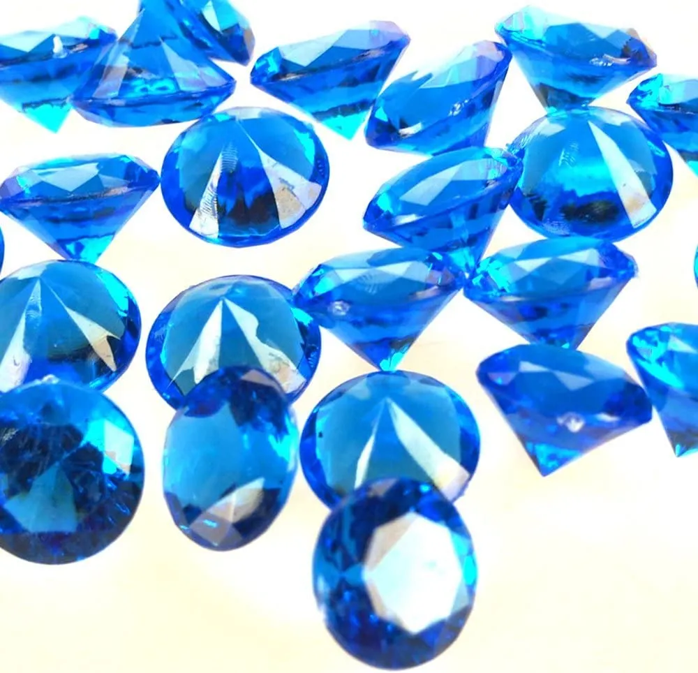 Acrylic Crystal Diamond Table Confetti, 3/4-Inch, 10-Ounce, 150-Count