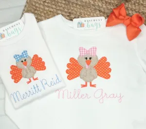 Adorable Turkey Tee Shirt
