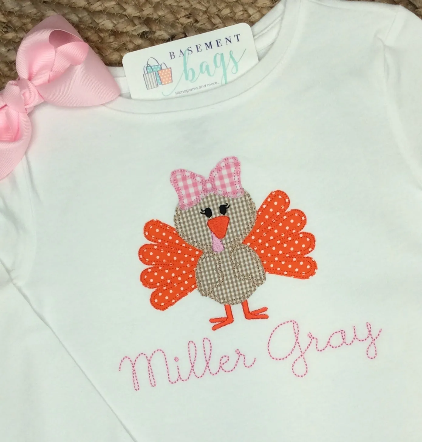 Adorable Turkey Tee Shirt