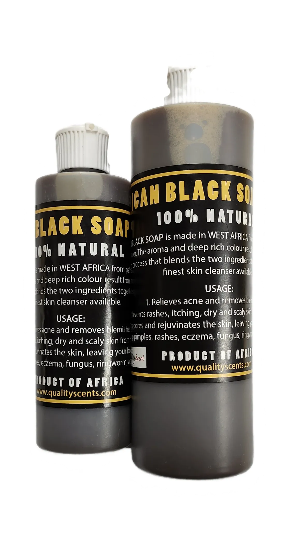 African Liquid Black Soap - Natural