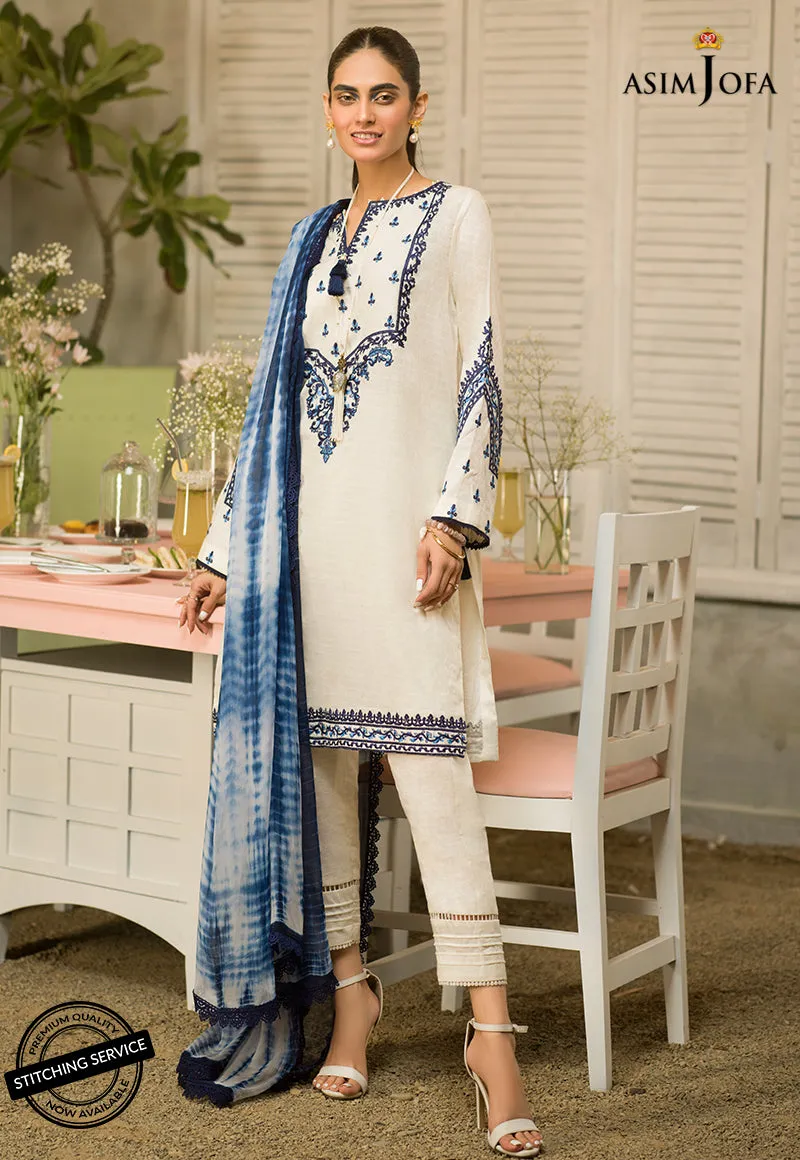 AJES-03 | Asim Jofa AJ Essentials Summer Collection 2022 | Embroidered Jacquard Suits Unstitched 3 Piece