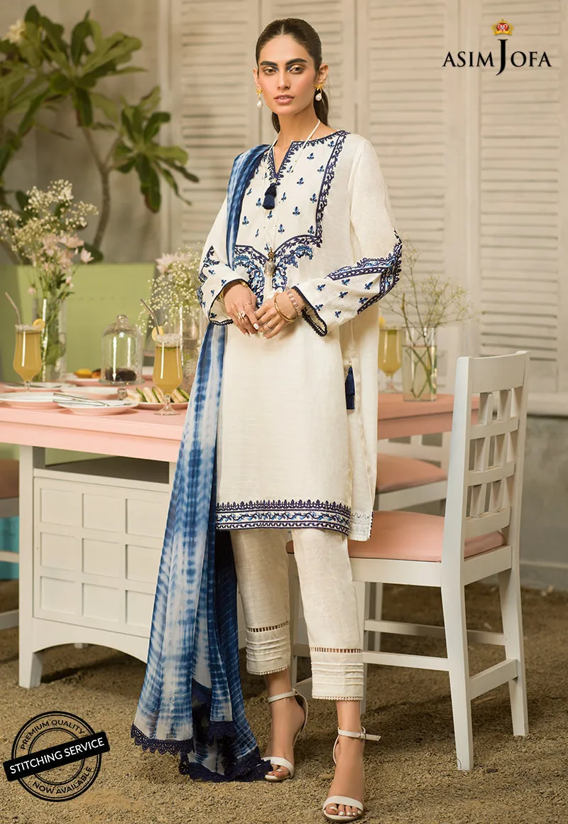 AJES-03 | Asim Jofa AJ Essentials Summer Collection 2022 | Embroidered Jacquard Suits Unstitched 3 Piece