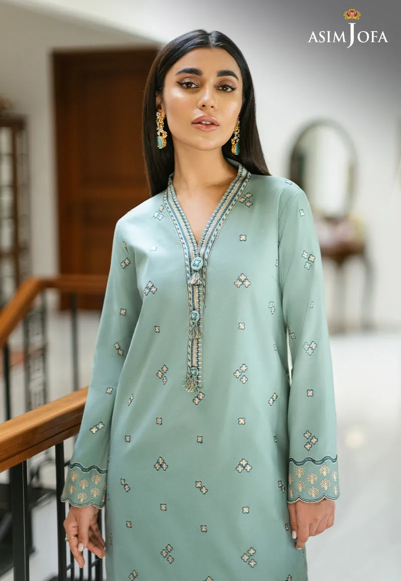 AJPE-05 (2-PC) | Asim Jofa Pret Essentials Eid Edit II Collection | Embroidered Stitched RTW Suits