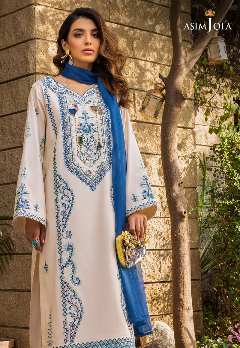 AJPE-09 (3-PC) | Asim Jofa Pret Essentials Eid Edit II Collection | Embroidered Stitched RTW Suits