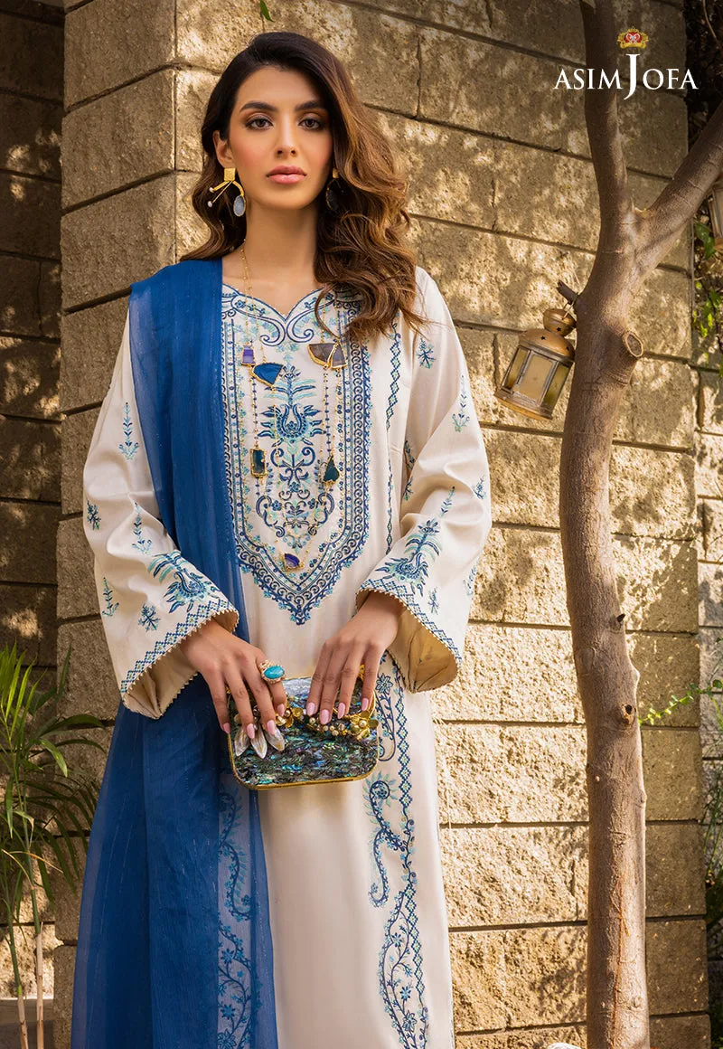 AJPE-09 (3-PC) | Asim Jofa Pret Essentials Eid Edit II Collection | Embroidered Stitched RTW Suits