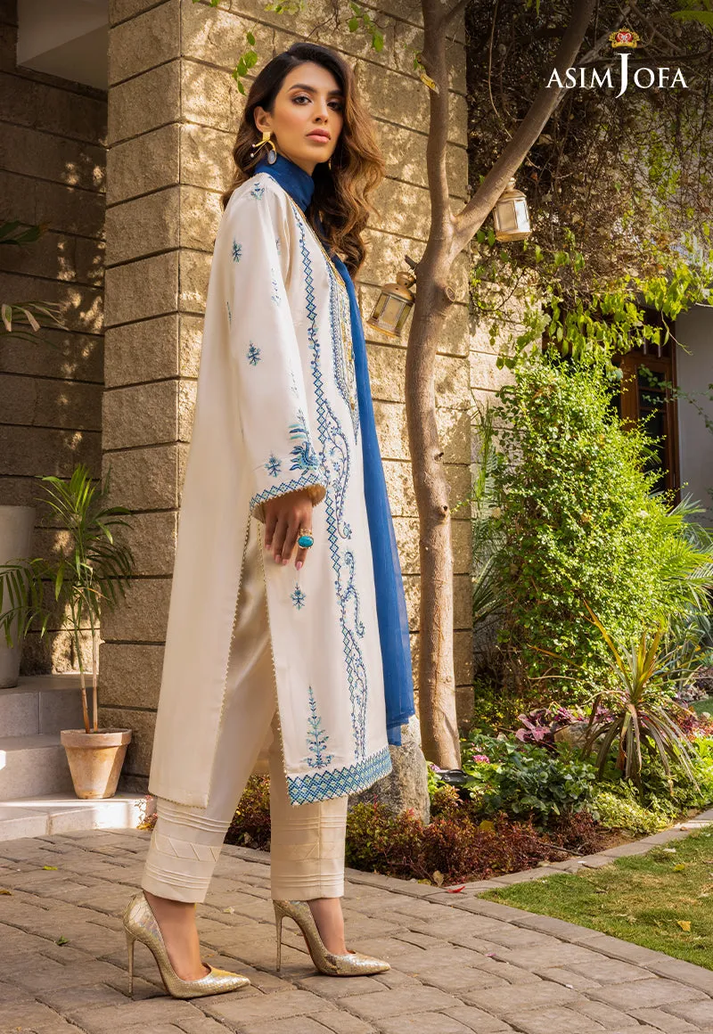 AJPE-09 (3-PC) | Asim Jofa Pret Essentials Eid Edit II Collection | Embroidered Stitched RTW Suits