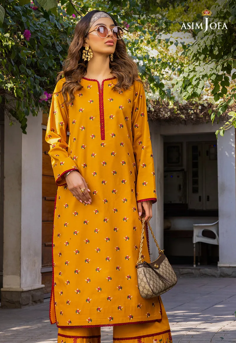 AJPE-12 (2-PC) | Asim Jofa Pret Essentials Eid Edit II Collection | Embroidered Stitched RTW Suits