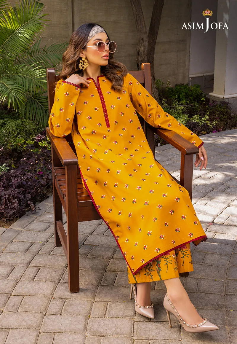 AJPE-12 (2-PC) | Asim Jofa Pret Essentials Eid Edit II Collection | Embroidered Stitched RTW Suits
