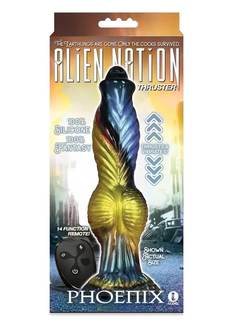 Alien Nation Phoenix Silicone Thrusting Dildo