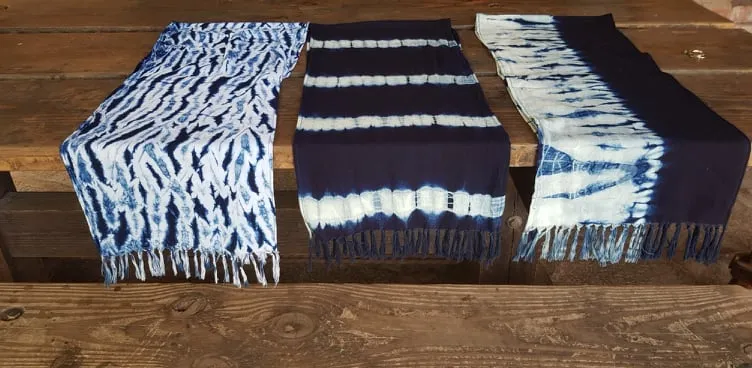 Alma de Añil Tassel Scarf