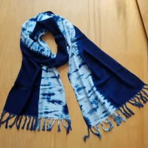Alma de Añil Tassel Scarf