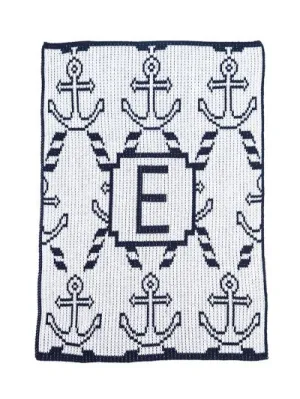 ANCHORS & ROPES STROLLER BLANKET
