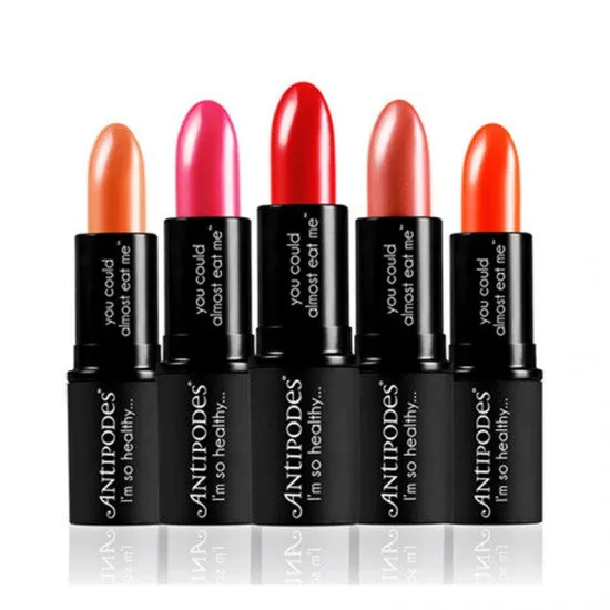 Antipodes Natural Organic Plant Maternity Lipstick Long lasting moisturizing without bleaching 4g #1-#13  ruby bay
