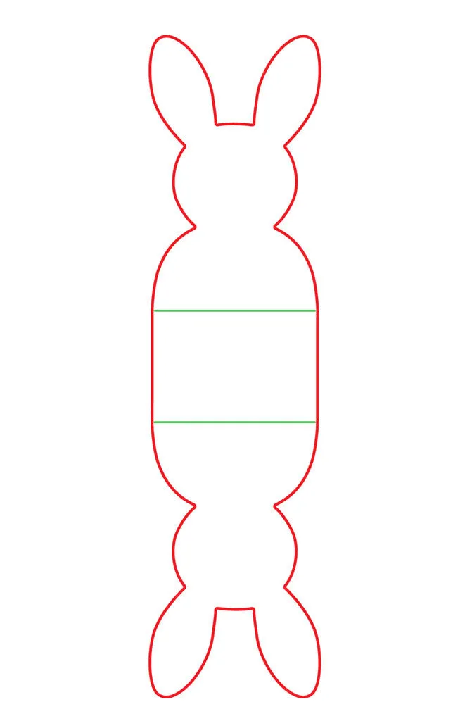 a|s die - bunny candy package
