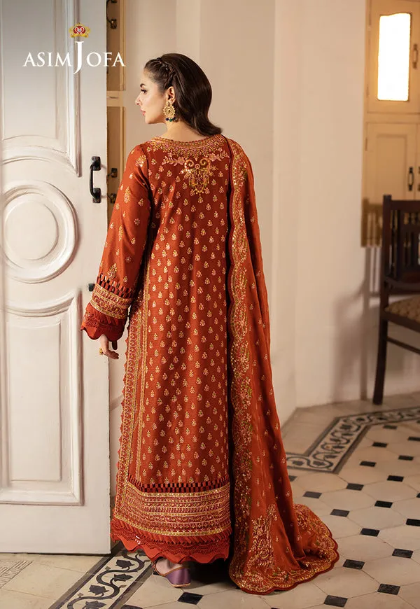 Asim Jofa | Pashmina | Embroidered Twill | AJKI-07