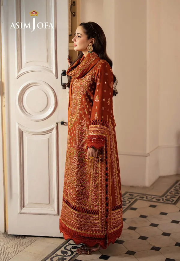 Asim Jofa | Pashmina | Embroidered Twill | AJKI-07