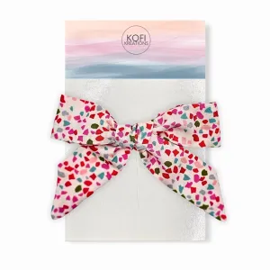 Audrey Confetti - Hand-Tied Hair Bow