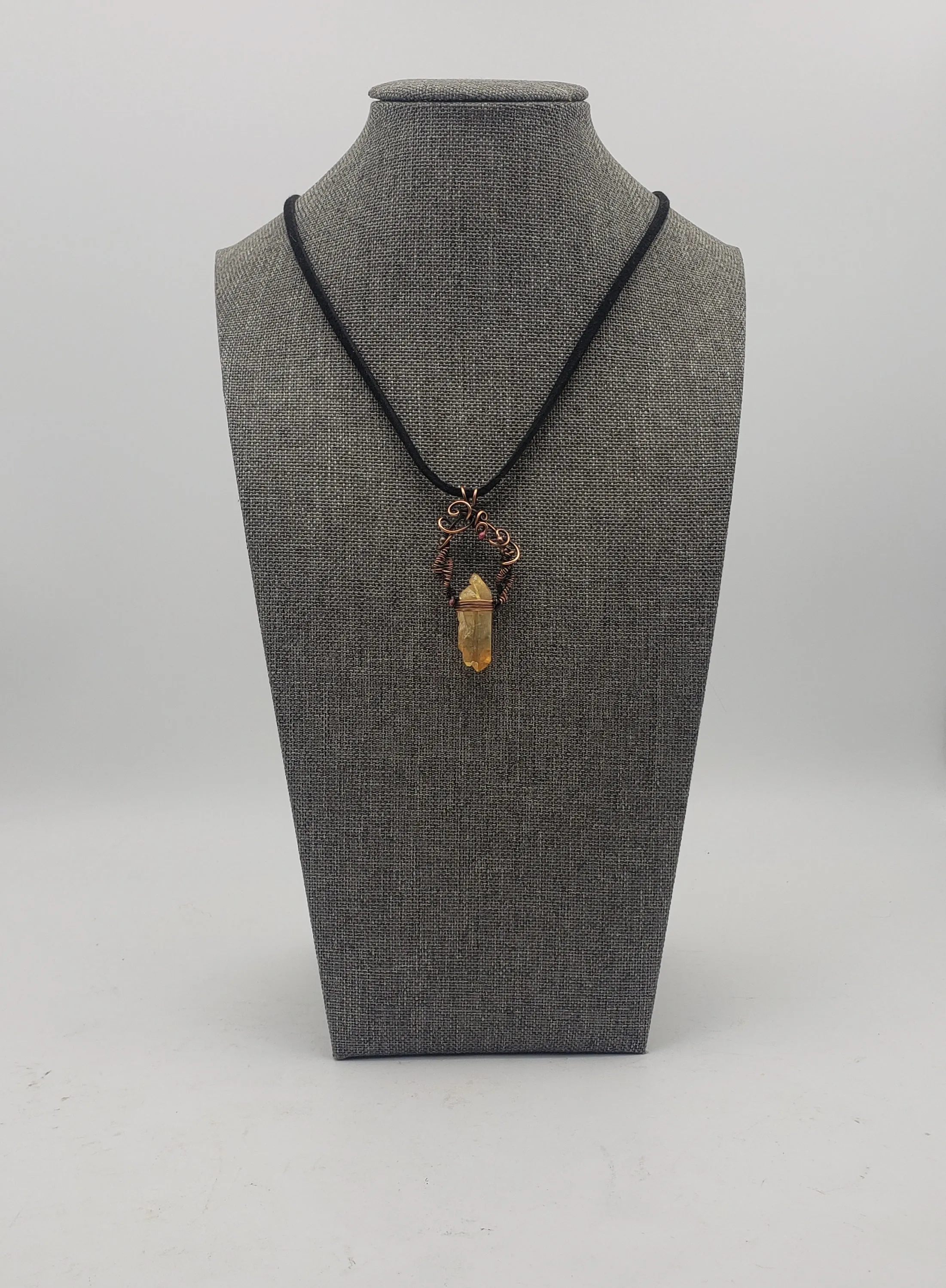 Aura Quartz Crystal Pendant