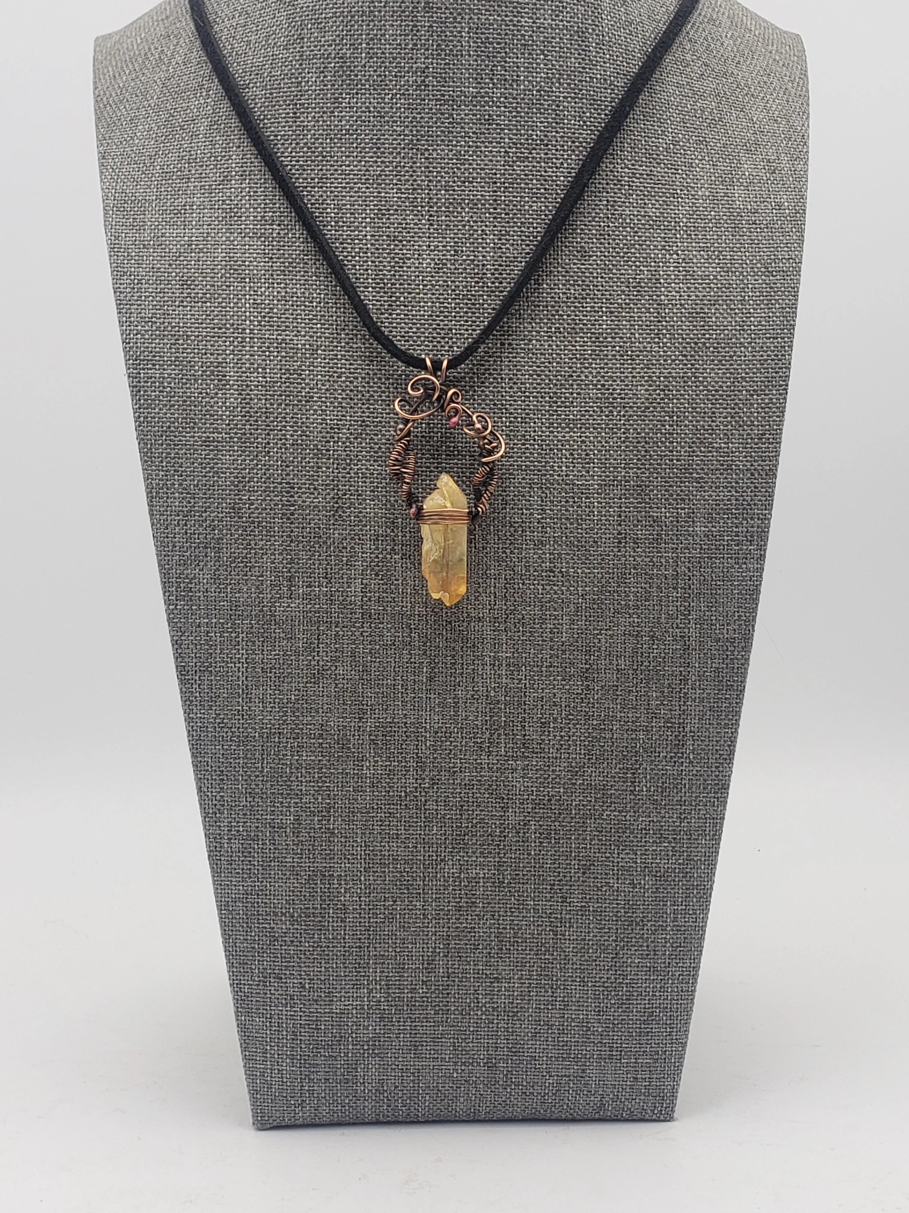 Aura Quartz Crystal Pendant
