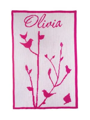 BABY BIRDS STROLLER BLANKET