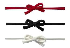 Baby Bling 3 Pack Natural Skinnies - Cherry   Black   Ivory