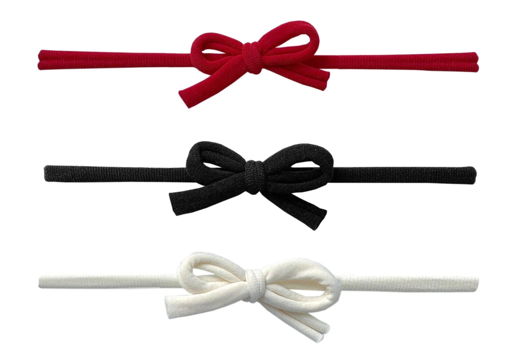 Baby Bling 3 Pack Natural Skinnies - Cherry   Black   Ivory