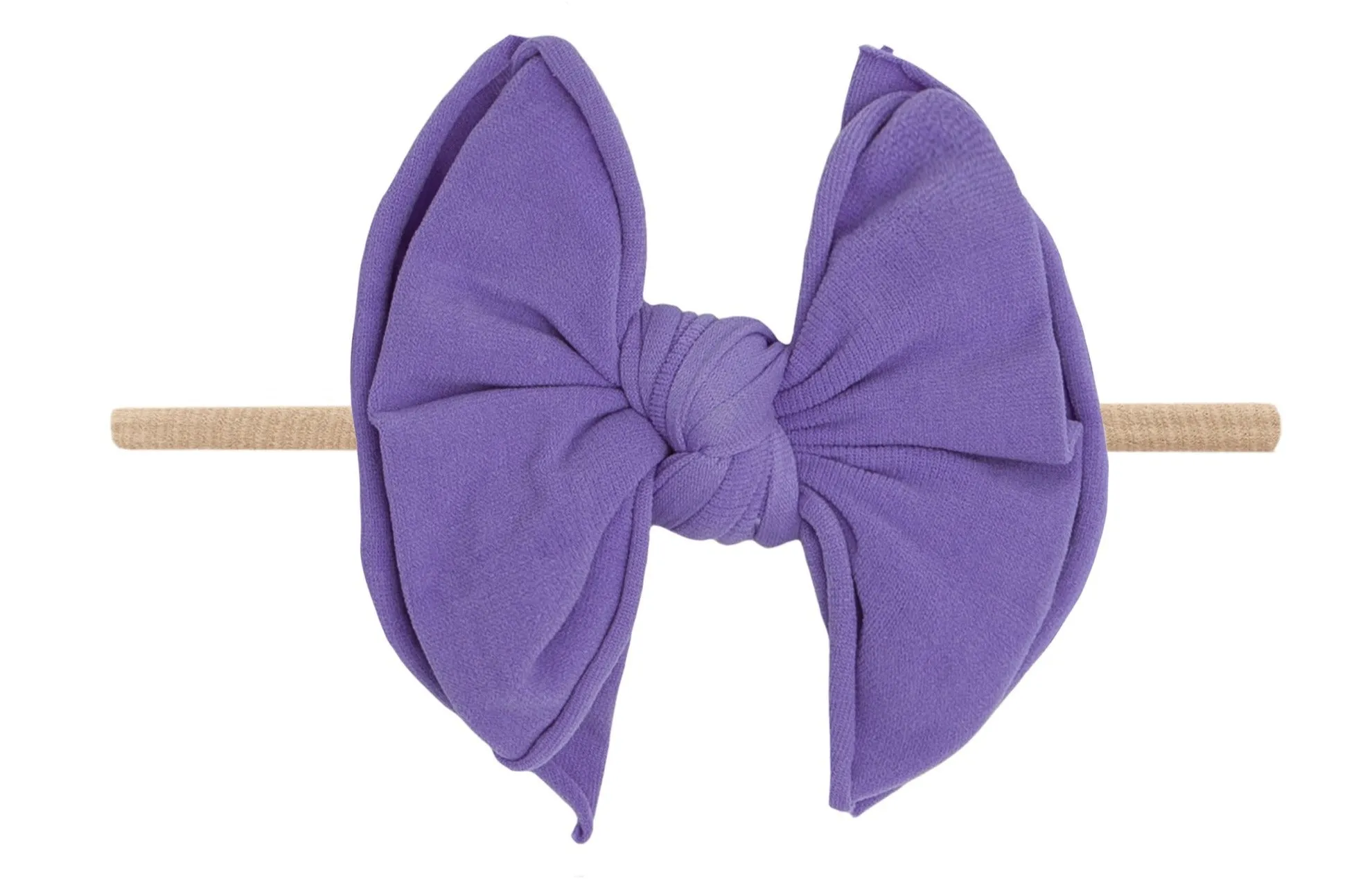 Baby Bling Amethyst / Blush FAB-BOW-LOUS Skinny Headband