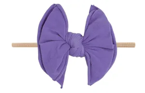 Baby Bling Amethyst / Blush FAB-BOW-LOUS Skinny Headband
