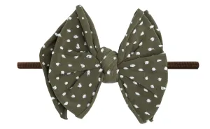 Baby Bling Artichoke Dot / Brown SHAB-BOW-LOUS Skinny Headband