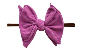 Baby Bling Azalea / Brown FAB-BOW-LOUS Skinny Headband