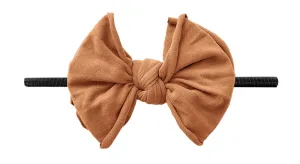 Baby Bling Camel / Black FAB-BOW-LOUS Skinny Headband