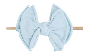 Baby Bling Chambray / Blush FAB-BOW-LOUS Skinny Headband
