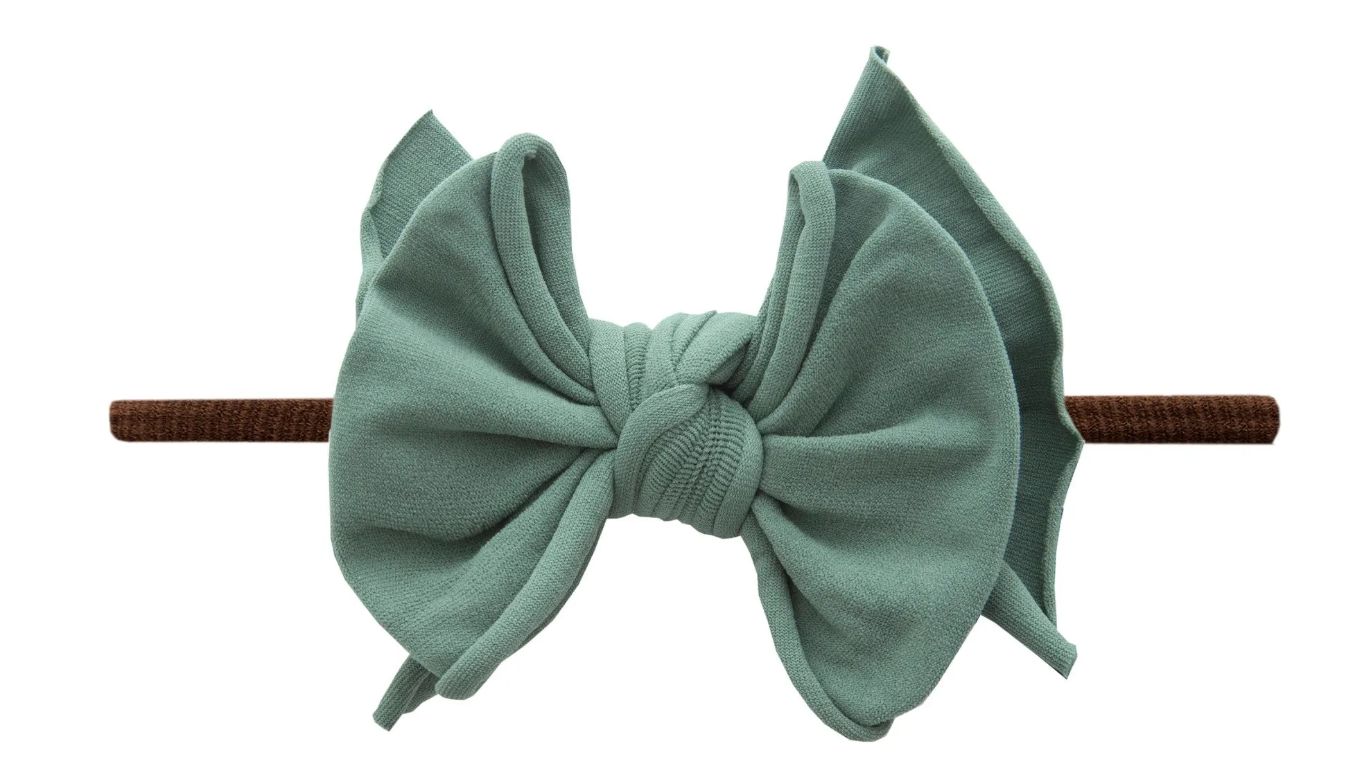 Baby Bling Fern / Brown FAB-BOW-LOUS Skinny Headband