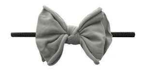 Baby Bling Grey / Black FAB-BOW-LOUS Skinny Headband