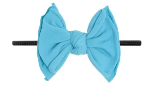 Baby Bling Neon Blue / Black FAB-BOW-LOUS Skinny Headband