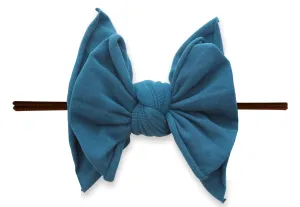 Baby Bling Peacock / Brown FAB-BOW-LOUS Skinny Headband