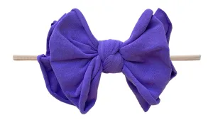 Baby Bling Purple / Blush FAB-BOW-LOUS Skinny Headband