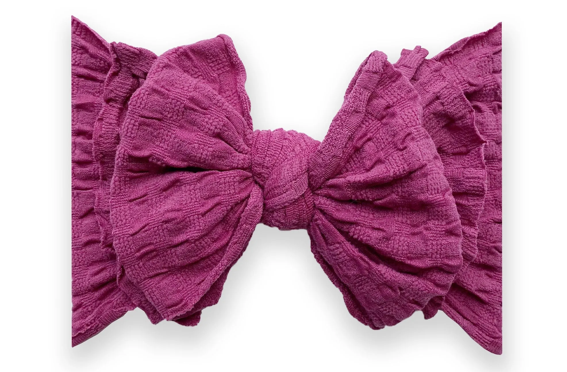Baby Bling Raspberry Waffle FAB Headband