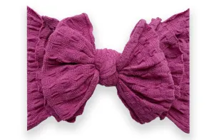 Baby Bling Raspberry Waffle FAB Headband