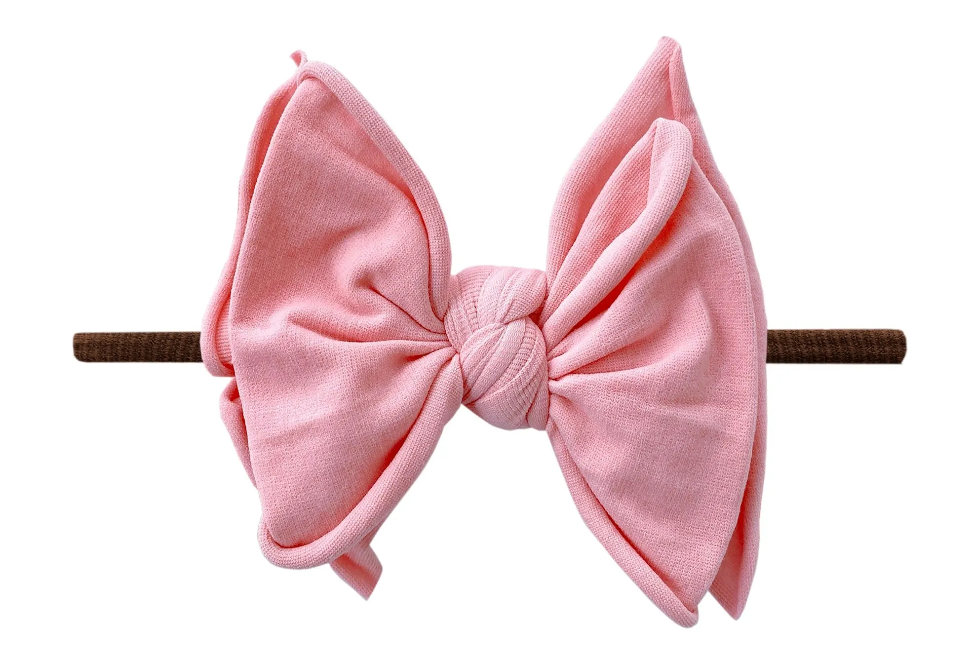 Baby Bling Zinnia / Brown FAB-BOW-LOUS Skinny Headband