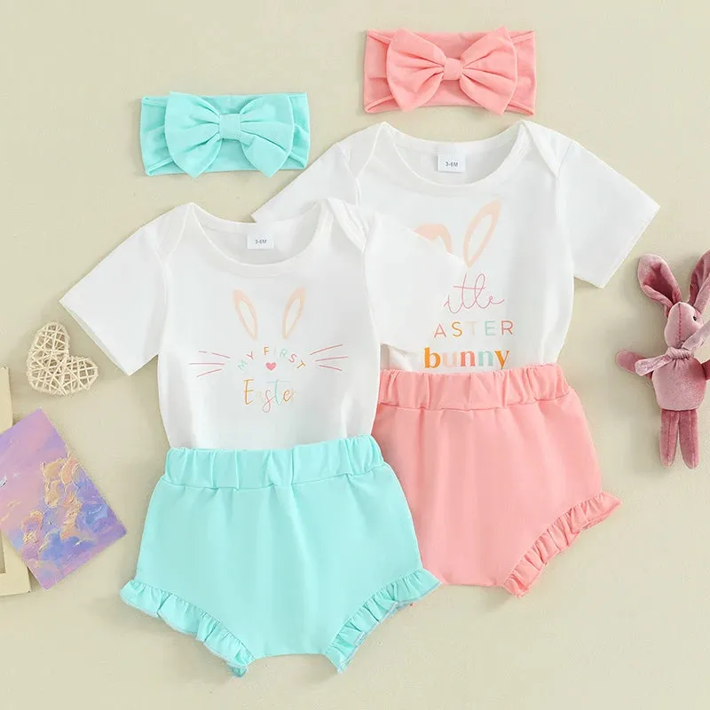 Baby's First Easter Shorts, Shirt, and Bow